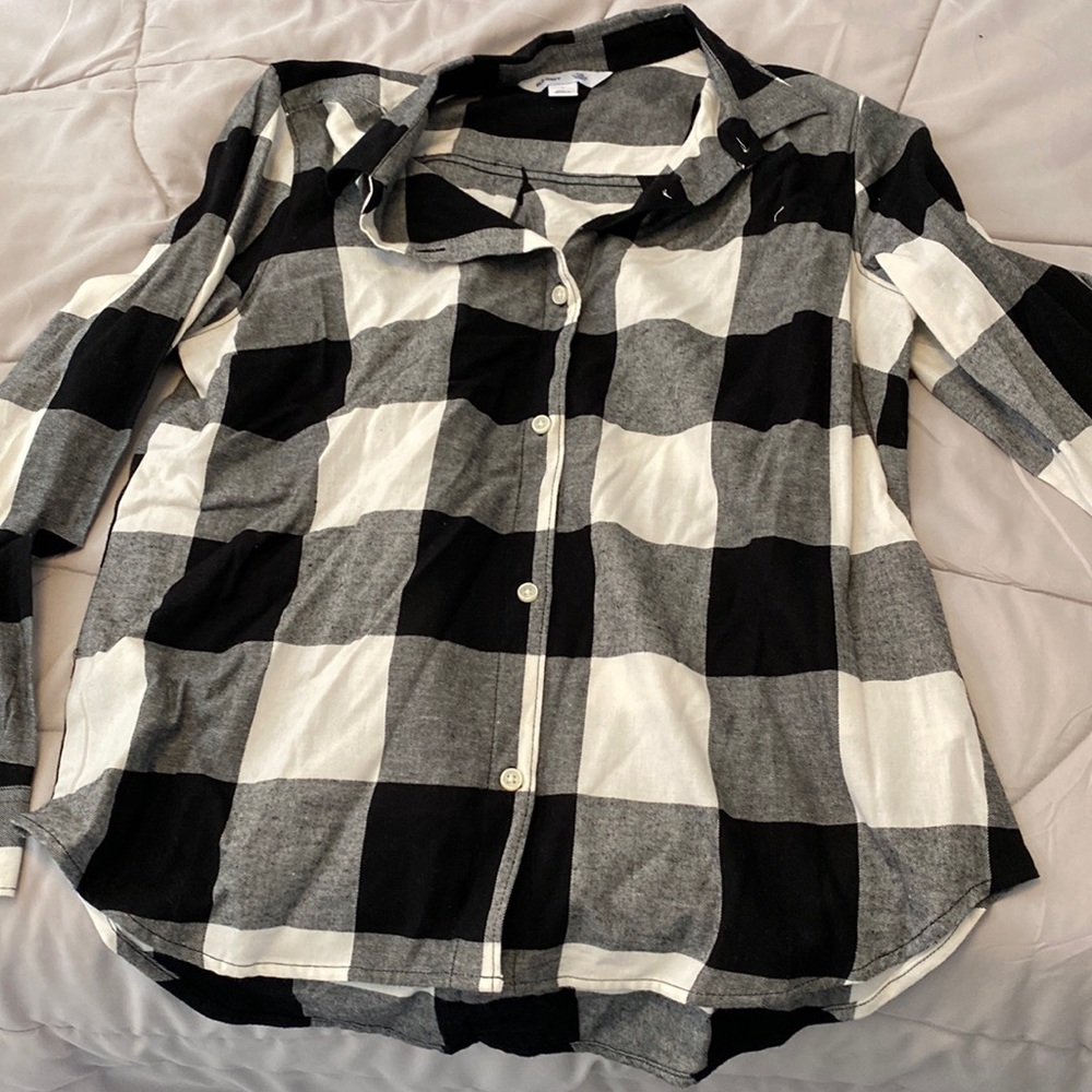 Plaid button down